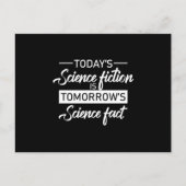 SF サイエンスフィクション 宇宙 UFO エイリアン 面白い ギフト ポストカード (正面)