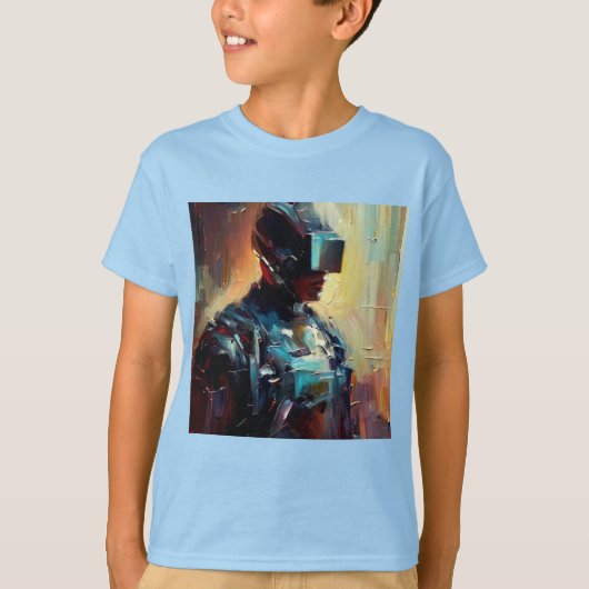 SF – サイバーパンクヒーロー3 Tシャツ (正面)