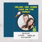 SF ロケット船 セーブ・ザ・デート (正面/裏面)