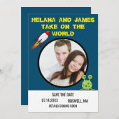 SF ロケット船 Save the Date セーブザデート (正面/裏面)