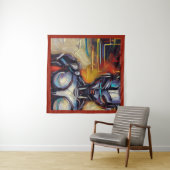 SF – 人工知能ヒーロー2 タペストリー (インサイチュ(横))