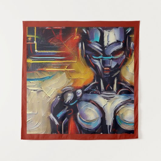 SF – 人工知能ヒーロー2 タペストリー (正面)