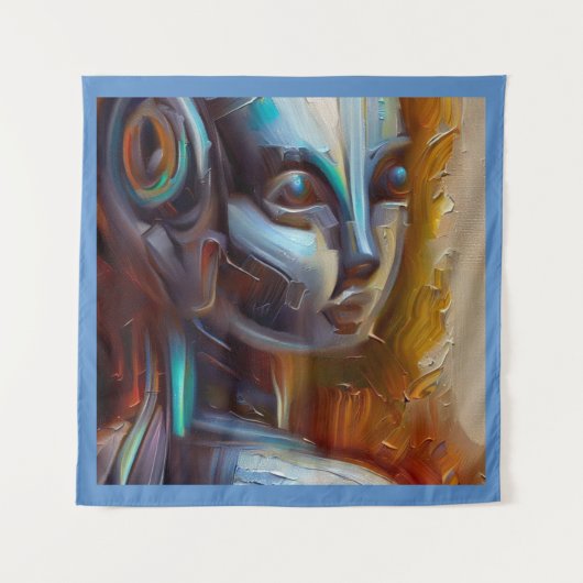 SF – 人工知能ヒーロー3 タペストリー (正面)