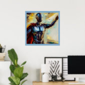 SF – 人工知能ヒーロー4 ポスター (ホームオフィス)