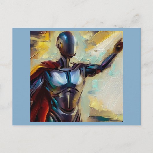 SF – 人工知能ヒーロー4 ポストカード (正面)