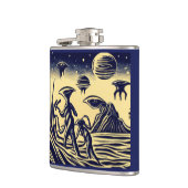 SF – 奇妙な惑星ウッドカット上のエイリアン1 フラスク (左)