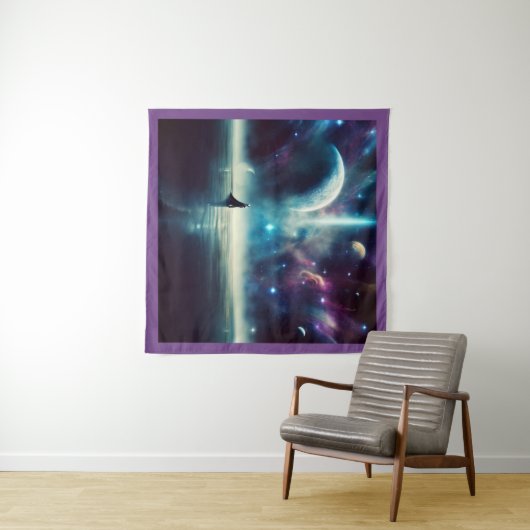 SF -宇宙オペラ1 タペストリー (インサイチュ(横))