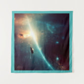 SF -宇宙オペラ2 タペストリー (正面(横))