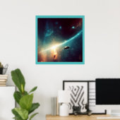 SF -宇宙オペラ2 ポスター (ホームオフィス)