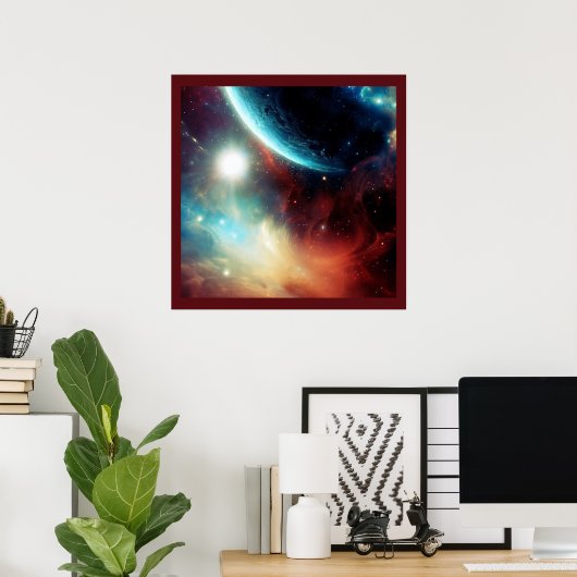 SF -宇宙オペラ3 ポスター (ホームオフィス)