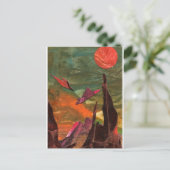 SF「火鳥」エイリアン型枠 ポストカード (スタンド正面)