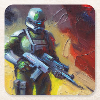 SF -軍隊ヒーロー2 スクエアペーパーコースター
