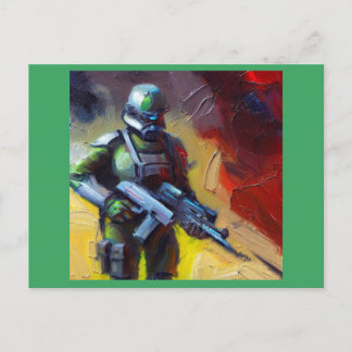 SF -軍隊ヒーロー2 ポストカード