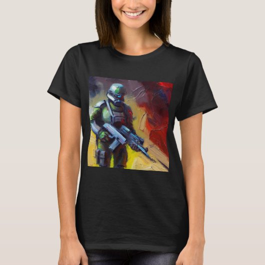 SF -軍隊ヒーロー2 Tシャツ (正面)