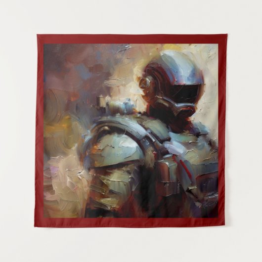 SF -軍隊ヒーロー3 タペストリー (正面)