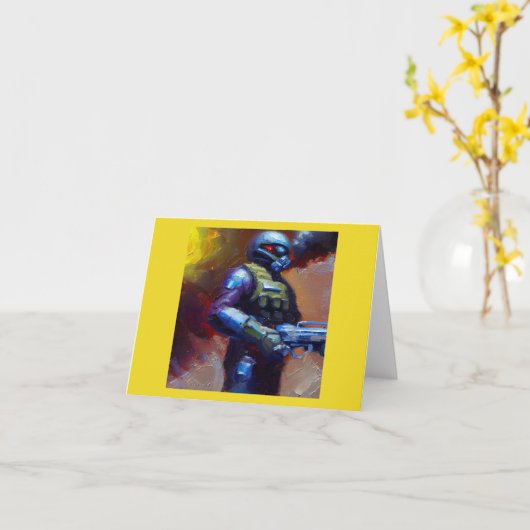 SF -軍隊ヒーロー4 カード (黄色い花)