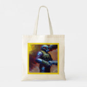 SF -軍隊ヒーロー4 トートバッグ (裏面)