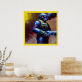 SF -軍隊ヒーロー4 ポスター (キッチン)