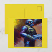 SF -軍隊ヒーロー4 ポストカード (正面/裏面)
