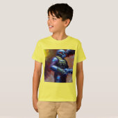 SF -軍隊ヒーロー4 Tシャツ (正面フル)
