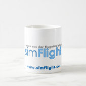 sF 2009 simflight.DEのマグ コーヒーマグカップ (中央)
