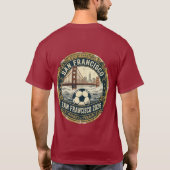  SF 2026 Golden Gate Football Badge Tシャツ (裏面)