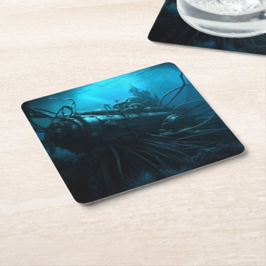 SF - 20,000リーグ2 スクエアペーパーコースター (アングル)