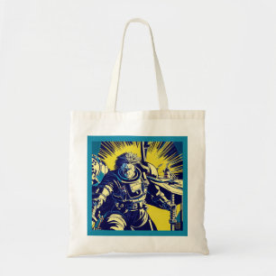 SF - Anime Hero Woodcut 1 トートバッグ