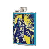 SF - Anime Hero Woodcut 1 フラスク (左)