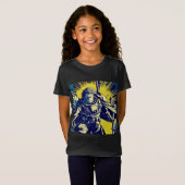 SF - Anime Hero Woodcut 1 Tシャツ (正面フル)