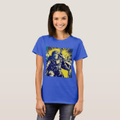 SF - Anime Hero Woodcut 1 Tシャツ (正面フル)