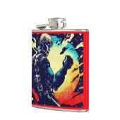 SF - Anime Hero Woodcut 2 フラスク (左)