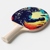 SF Anime Hero - Woodcut (2) 卓球ラケット (正面アングル)