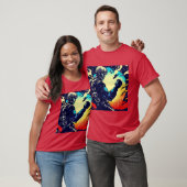 SF - Anime Hero Woodcut 2 Tシャツ (ユニセックス)