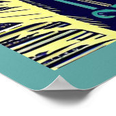 SF - Anime Hero Woodcut 3 ポスター (角)