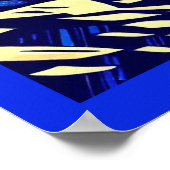 SF - Anime Hero Woodcut 4 ポスター (角)