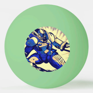 SF Anime Hero - Woodcut (4) 卓球ボール