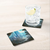 SF - City On Forest Planet 2 スクエアペーパーコースター (インサイチュ)