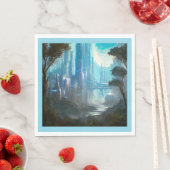 SF - City On Forest Planet 2 スタンダードランチョンナプキン (インサイチュ)