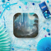 SF - City On Forest Planet 2 ペーパープレート (パーティー)