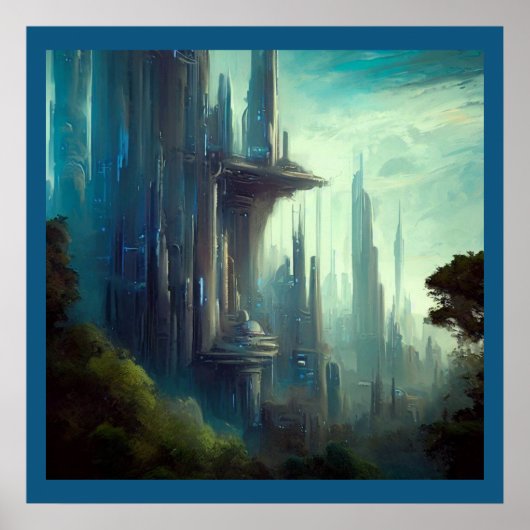 SF - City On Forest Planet 3 ポスター (正面)