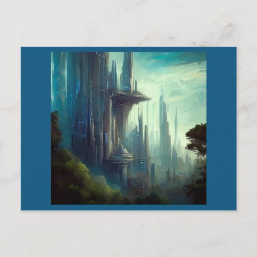 SF - City On Forest Planet 3 ポストカード (正面)