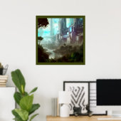 SF - City On Forest Planet 4 ポスター (ホームオフィス)