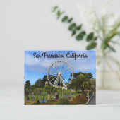 SF SkyStar Observation Wheel #1はがき ポストカード (スタンド正面)