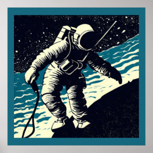 SF - Spacewalk Woodcutの宇宙飛行士2 ポスター
