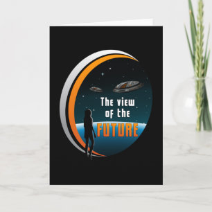 SF Ufo宇宙エイリアンSci-Fiギフおもしろいト カード