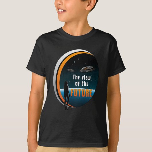SF Ufo宇宙エイリアンSci-Fiギフおもしろいト Tシャツ (正面)