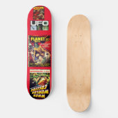 SF UFO JMT8 1/4インチ スケートボードデッキ (正面)
