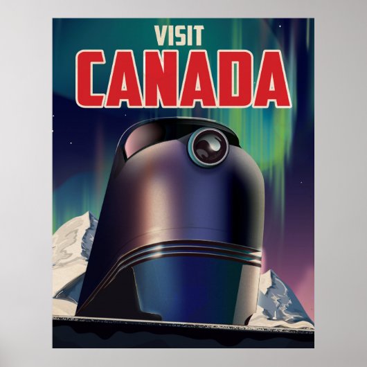 SF Visit Canada travel poster ポスター (正面)