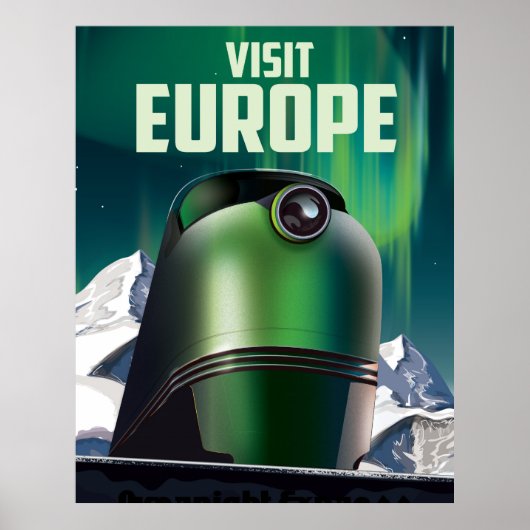 SF Visit Europe旅行ポスター ポスター (正面)